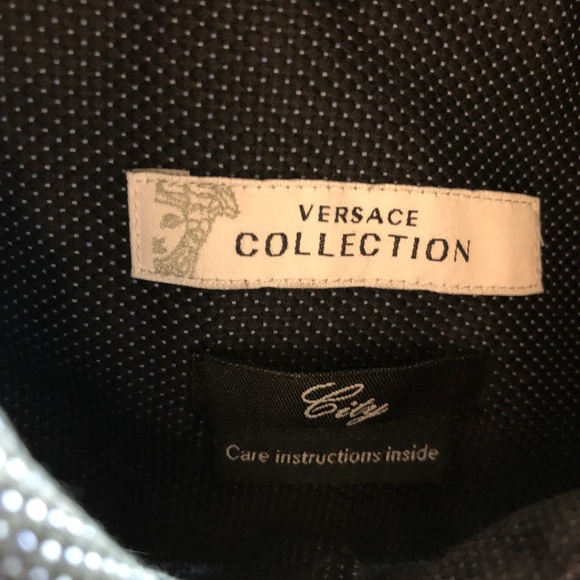 📌Versace Collection Men Dress Shirt City - Picture 5 of 8